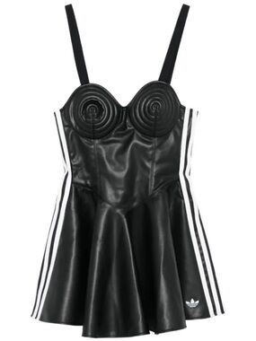 NWT Adidas X Jeremy Scott Faux Leather Dress